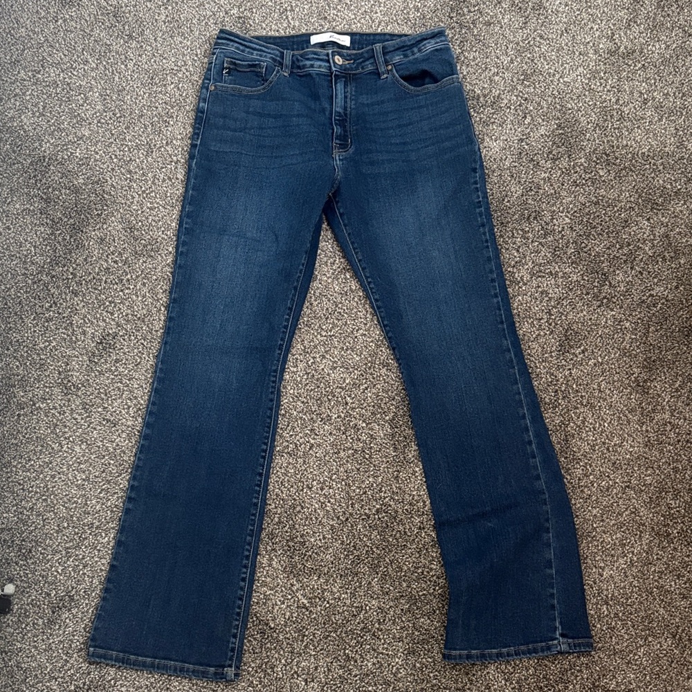 KanCan Dark Blue Flare Jeans